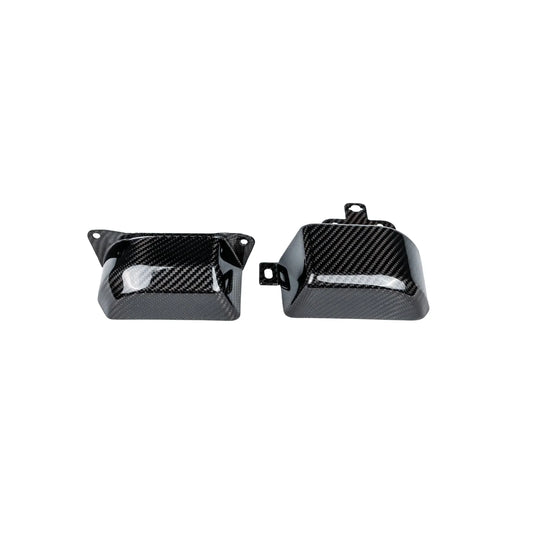 FloKraft Dry Carbon Fibre Engine Bay Pulley Covers for Subaru BRZ (ZD8) & Toyota GR86 (ZN8) 2022-2026