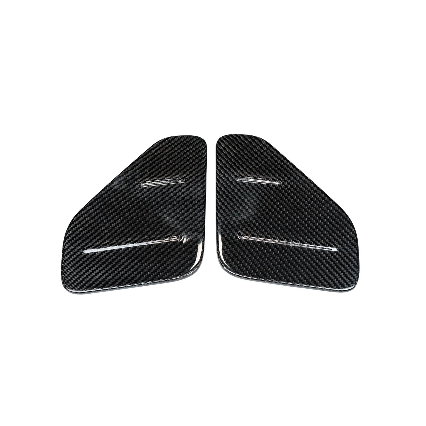 FloKraft Dry Carbon Fibre Knee Pad Panel Covers for Subaru BRZ (ZD8) / Toyota GR86 (ZN8) 2022+