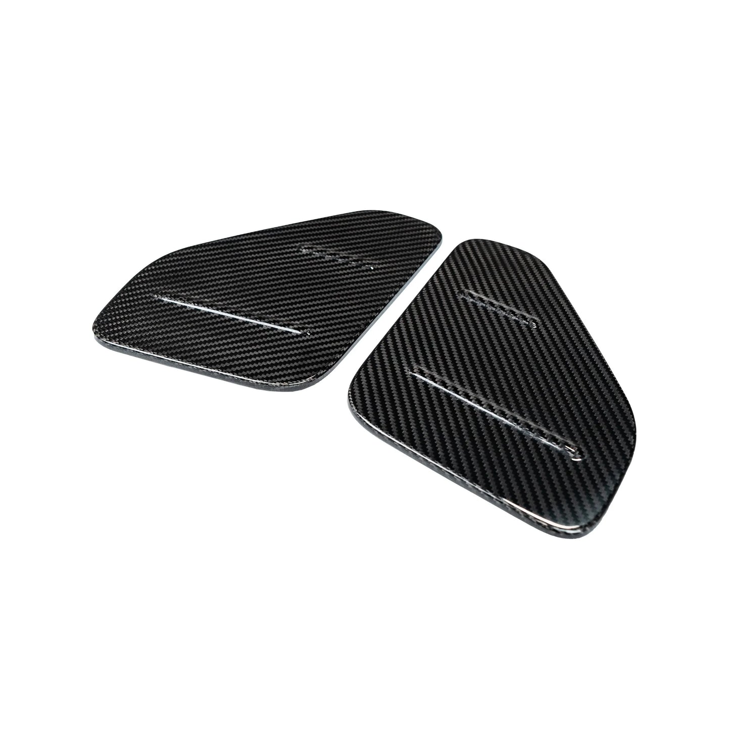 FloKraft Dry Carbon Fibre Knee Pad Panel Covers for Subaru BRZ (ZD8) / Toyota GR86 (ZN8) 2022+