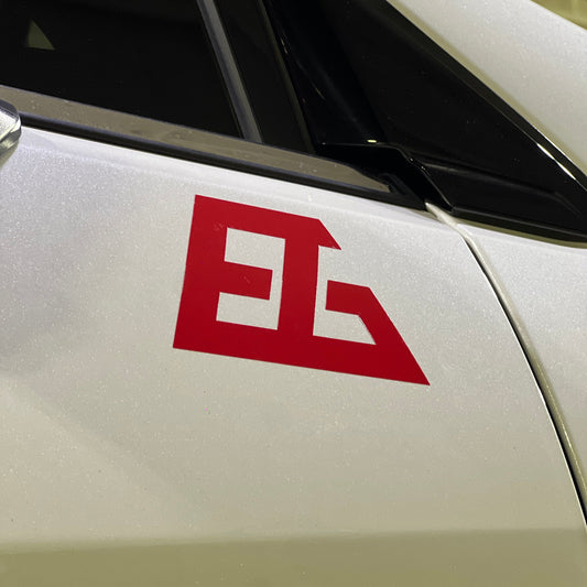 EG Workshop "EG" Car Vinyl Decal / Sticker