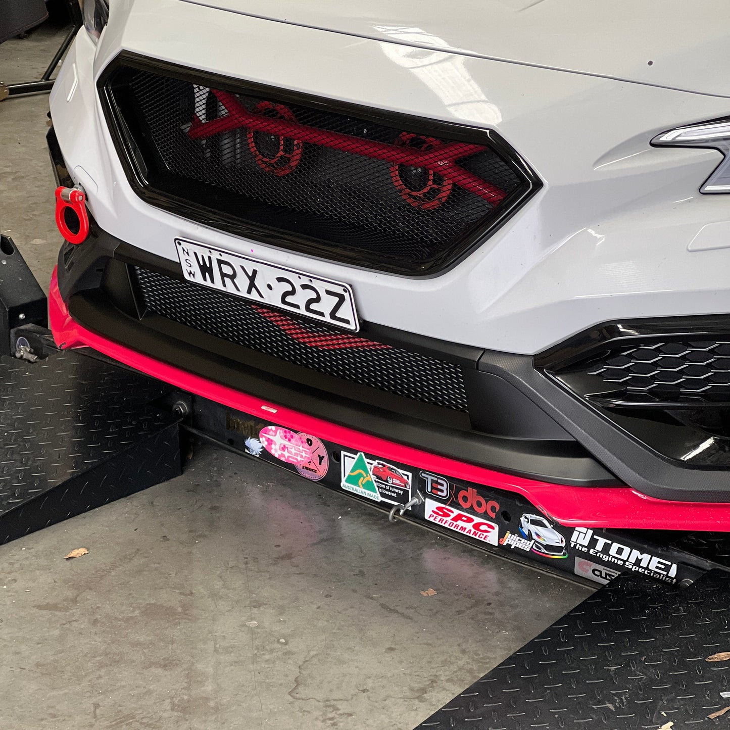 DMAKER CS-Spec Front Mesh Lower Bumper Trim for Subaru WRX (VB) 2022-2025