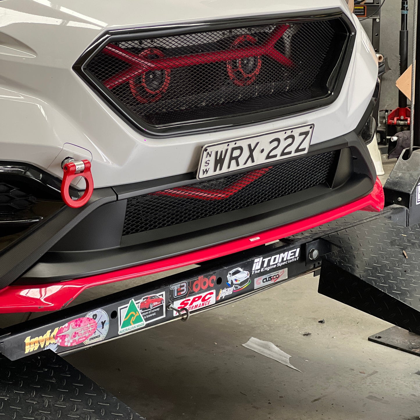 DMAKER CS-Spec Front Mesh Lower Bumper Trim for Subaru WRX (VB) 2022-2025