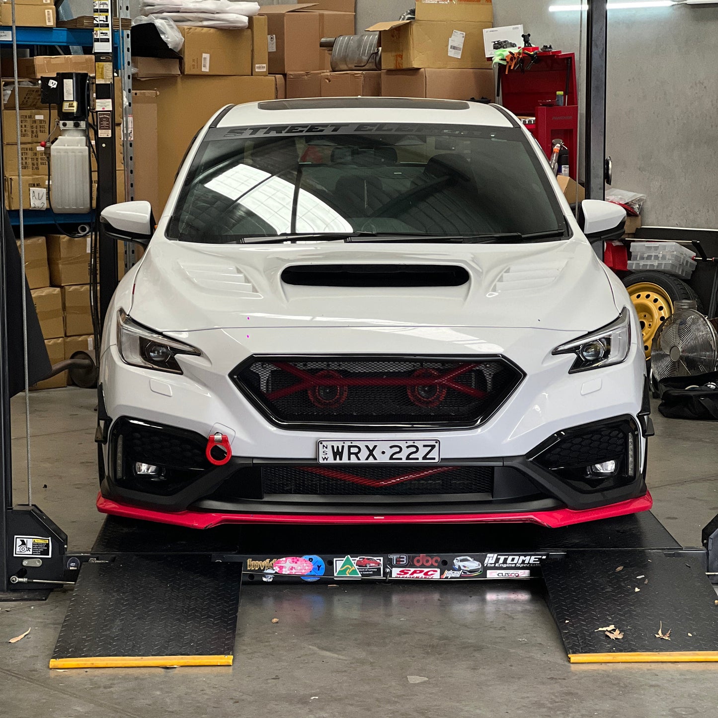 DMAKER CS-Spec Front Mesh Lower Bumper Trim for Subaru WRX (VB) 2022-2025