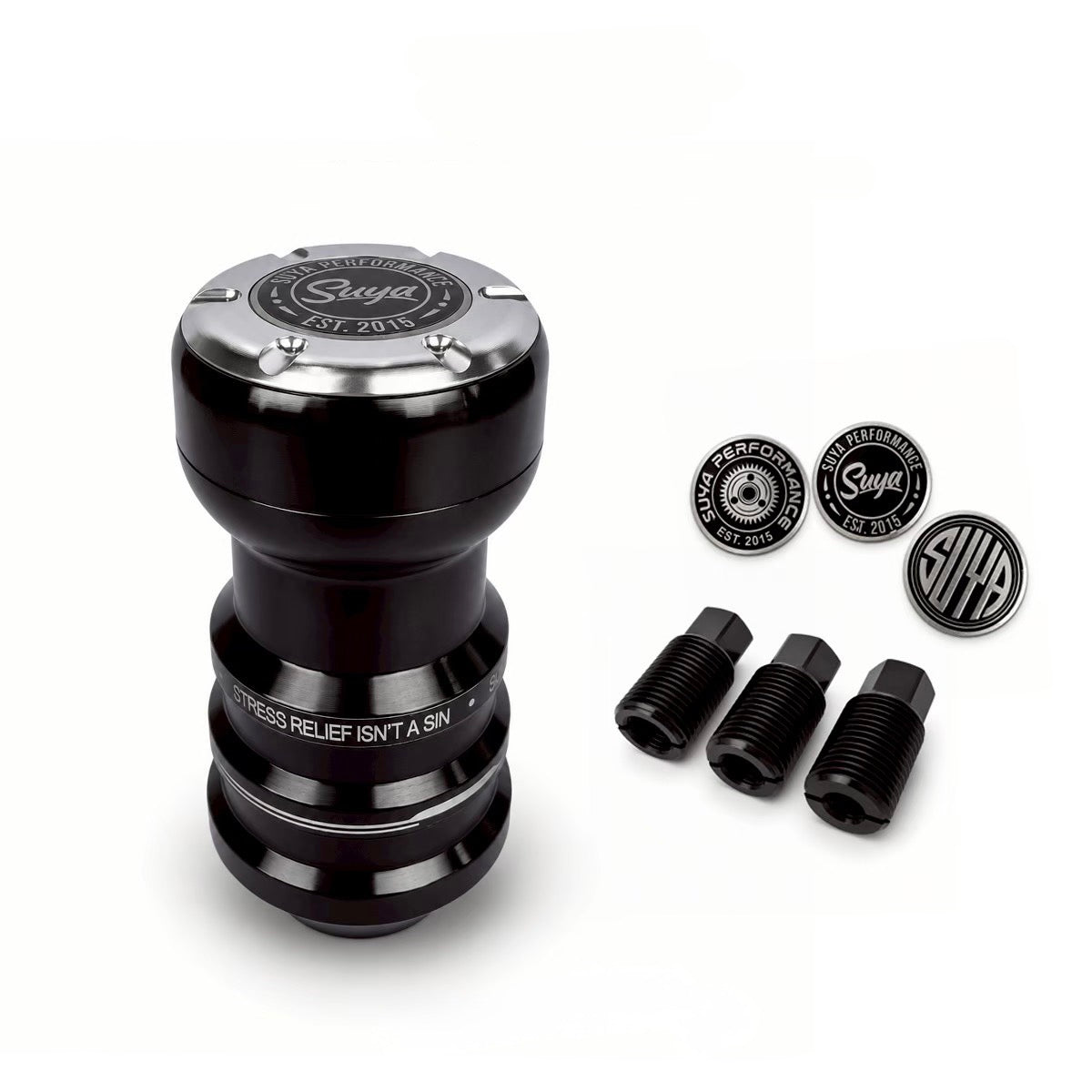 SUYA Car Supplies - Shifter - Metal Shift Knob & Covers (Manual Transmission)