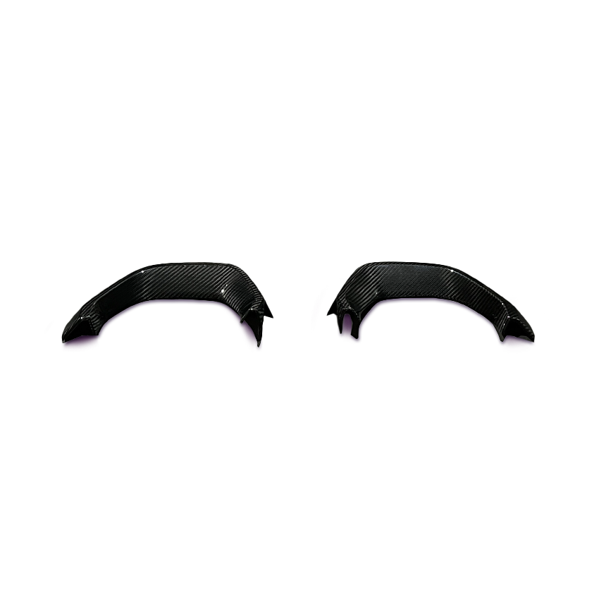 FloKraft Dry Carbon Fibre Exhaust Finishers (Stick-On Covers) for Subaru WRX (VB) 2022-2025