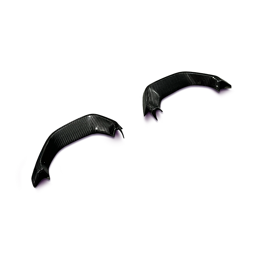 FloKraft Dry Carbon Fibre Exhaust Finishers (Stick-On Covers) for Subaru WRX (VB) 2022-2025