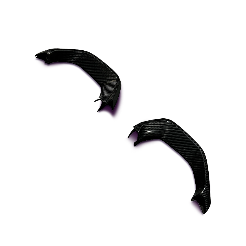 FloKraft Dry Carbon Fibre Exhaust Finishers (Stick-On Covers) for Subaru WRX (VB) 2022-2025