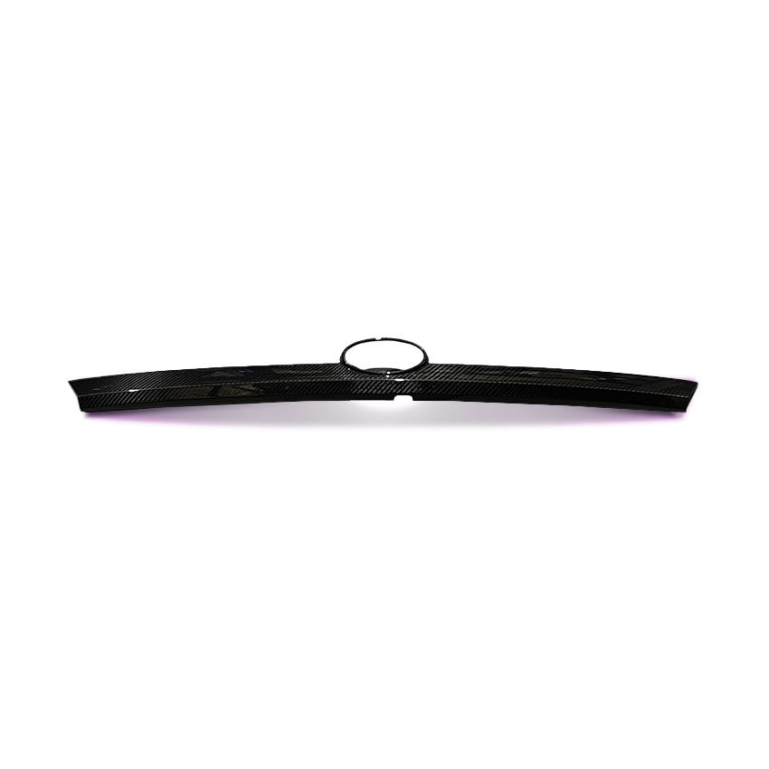 FloKraft Dry Carbon Fibre Boot Trim Garnish Cover with Emblem Surround for Subaru WRX (VB) 2022-2025