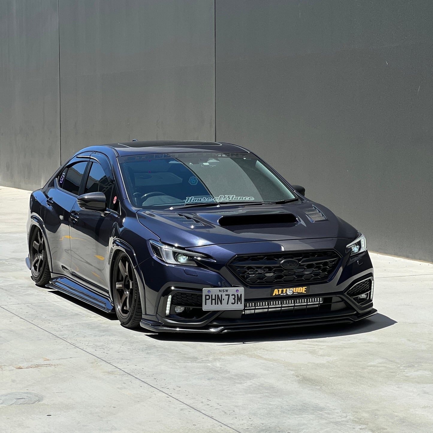 AFD Kogeki-Spec Paint Matched Side Skirts for Subaru WRX (VB) 2022-2025