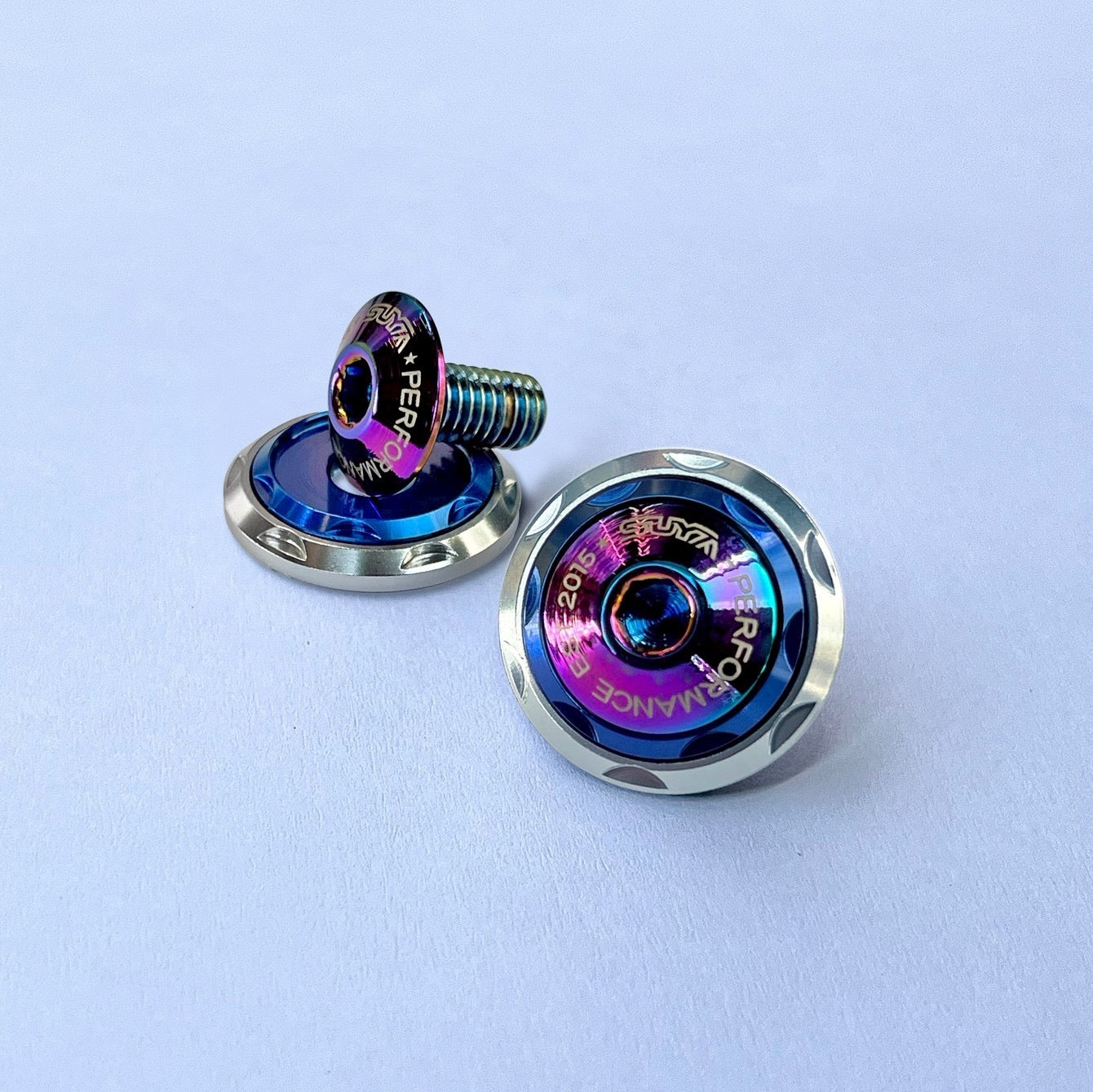 Suya Engine Bay CNC M6 Dress Up Washer & Bolt (Version 2) for Subaru BRZ/Levorg/WRX & Other Models [Titanium]