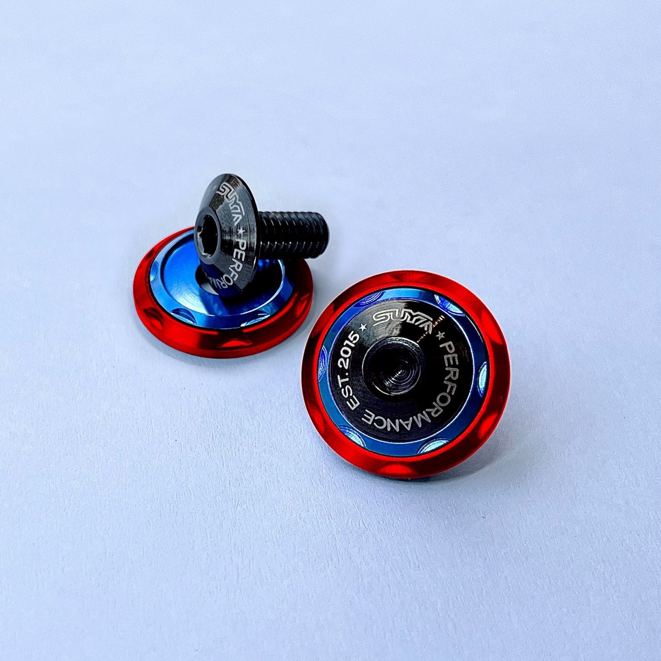 Suya Engine Bay CNC M6 Dress Up Washer & Bolt (Version 2) for Subaru BRZ/Levorg/WRX & Other Models [Black]