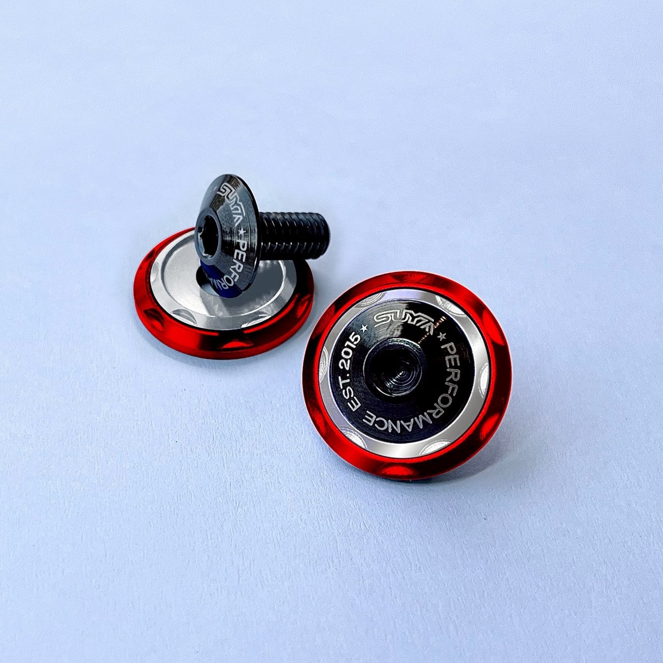 Suya Engine Bay CNC M6 Dress Up Washer & Bolt (Version 2) for Subaru BRZ/Levorg/WRX & Other Models [Black]