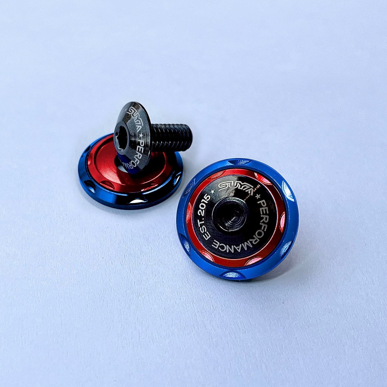 Suya Engine Bay CNC M6 Dress Up Washer & Bolt (Version 2) for Subaru BRZ/Levorg/WRX & Other Models [Black]