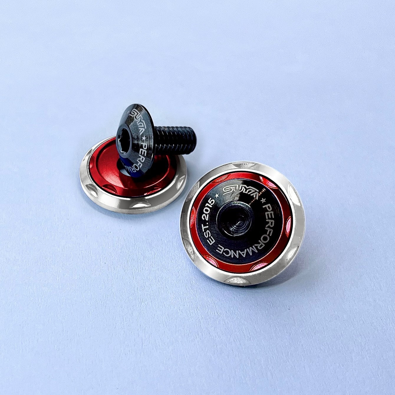 Suya Engine Bay CNC M6 Dress Up Washer & Bolt (Version 2) for Subaru BRZ/Levorg/WRX & Other Models [Black]