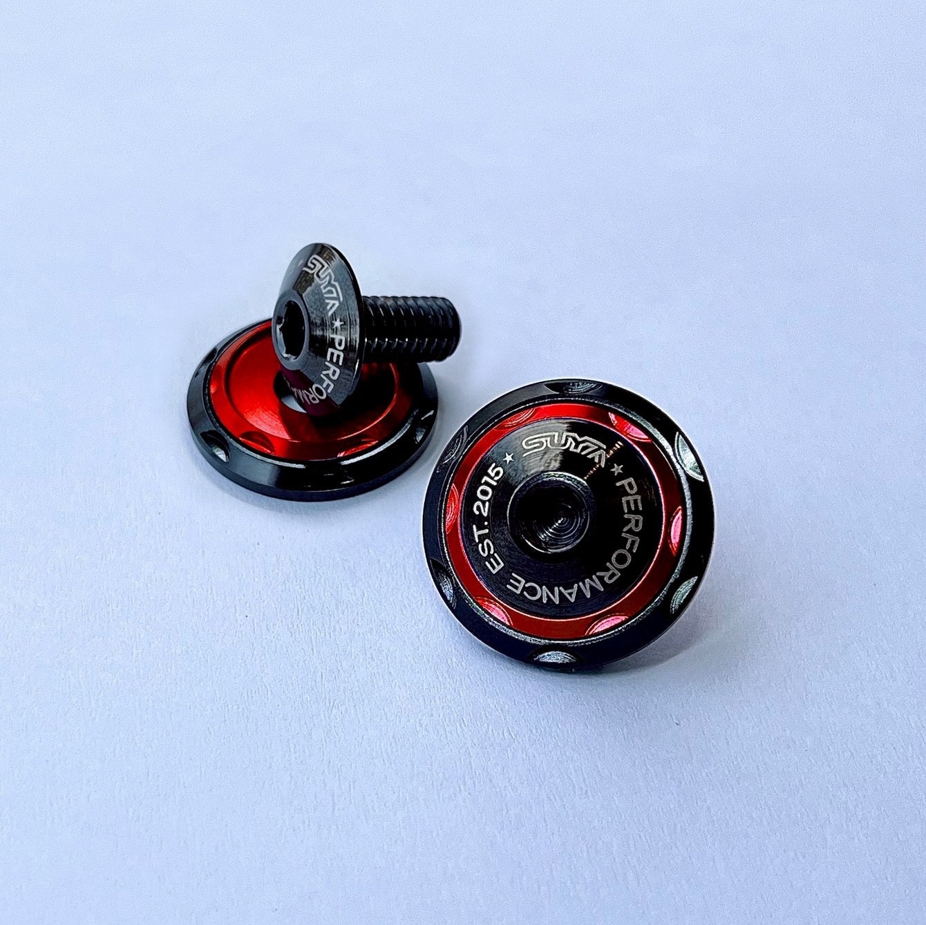 Suya Engine Bay CNC M6 Dress Up Washer & Bolt (Version 2) for Subaru BRZ/Levorg/WRX & Other Models [Black]