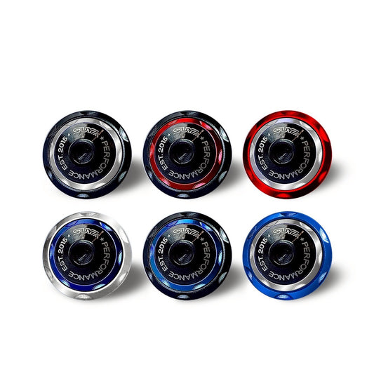 Suya Engine Bay CNC M6 Dress Up Washer & Bolt (Version 2) for Subaru BRZ/Levorg/WRX & Other Models [Black]
