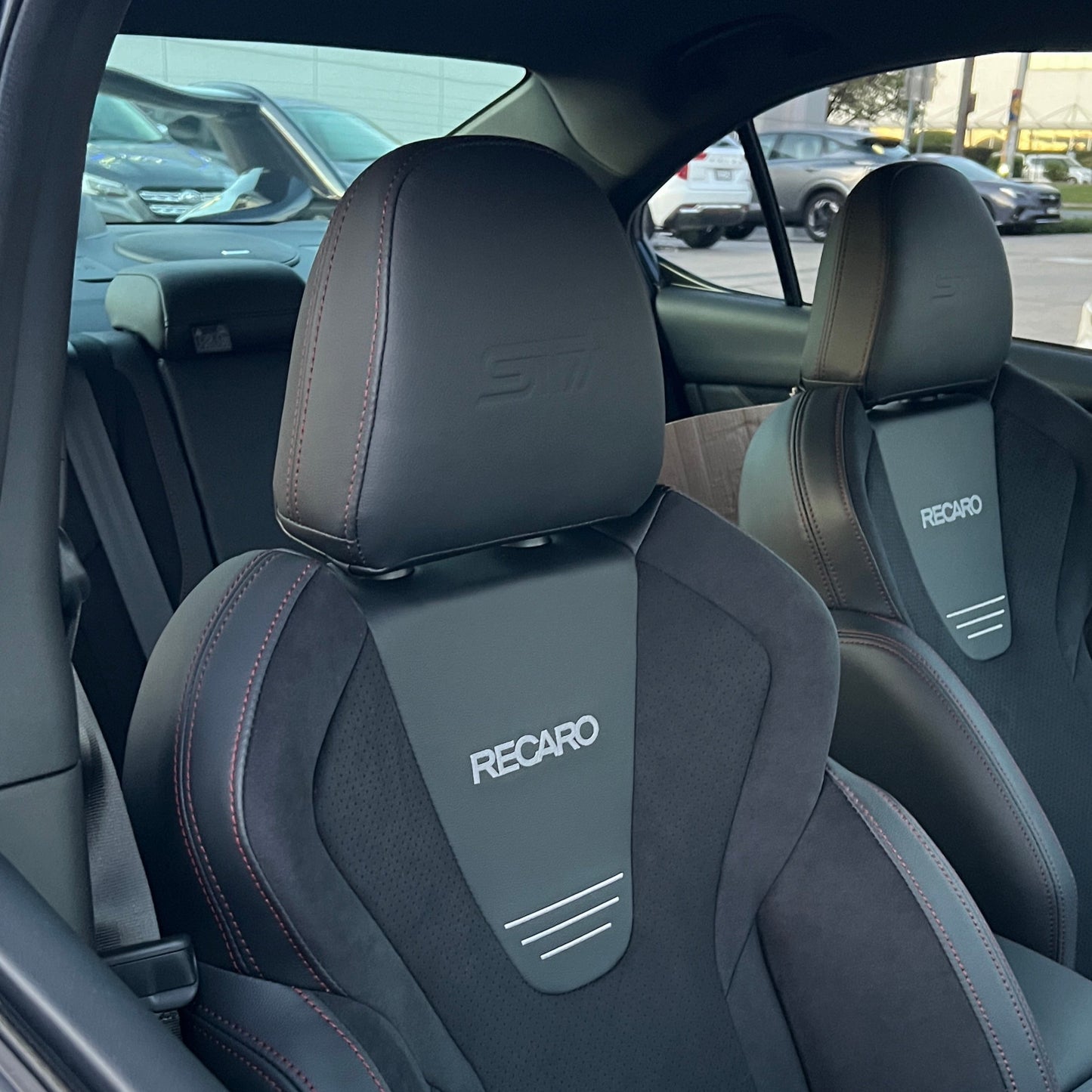 Genuine STI Recaro Seat Headrest Set for Subaru WRX VB/VN 2022+ (Part Number: 64061VC710XX)