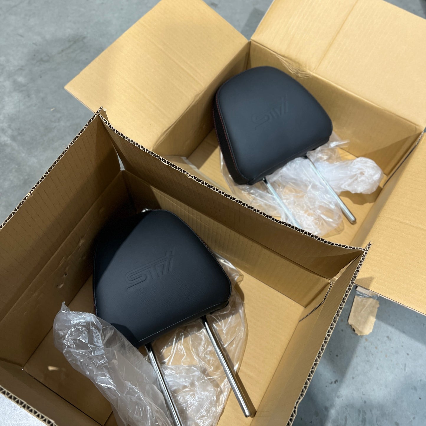 Genuine STI Recaro Seat Headrest Set for Subaru WRX VB/VN 2022+ (Part Number: 64061VC710XX)