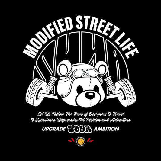 SUYA Car Vinyl Stickers / Decals - "SUYA Street Bear V1"