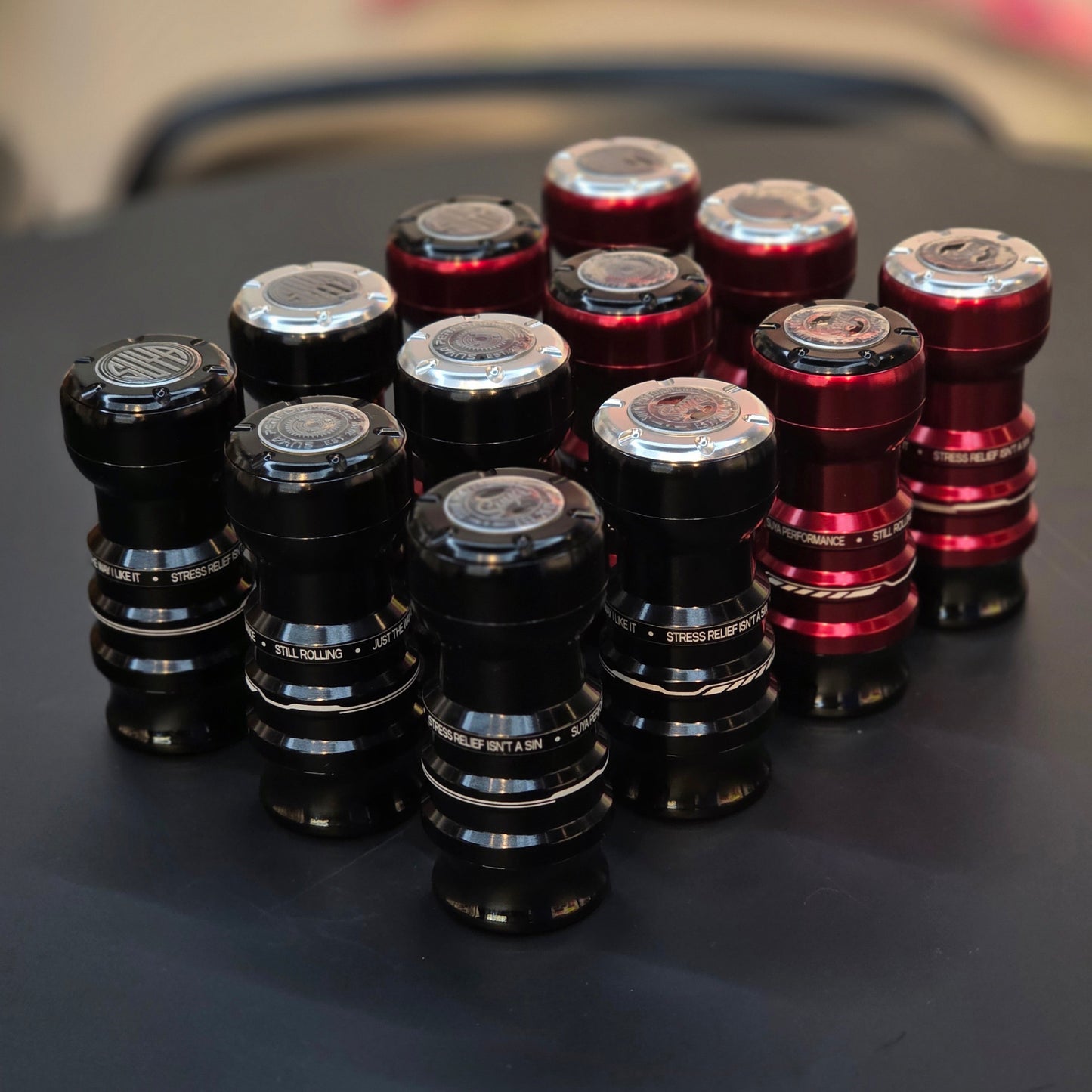SUYA Car Supplies - Shifter - Metal Shift Knob & Covers (Manual Transmission)