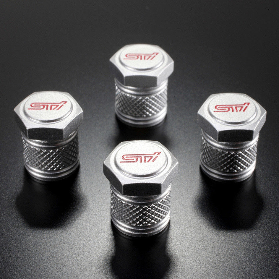 Genuine STI Valve Cap Set for Subaru BRZ/Levorg/WRX & Other Models (Part Number: ST28102Z20XX)